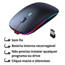 Mouses Wireless Recarregável Led Rgb 2.4 Ghz Sem Fio.