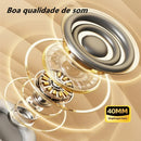Fones de ouvido Bluetooth, head mounted gaming fones de ouvido, fones de ouvido estéreo sem fio com microfone