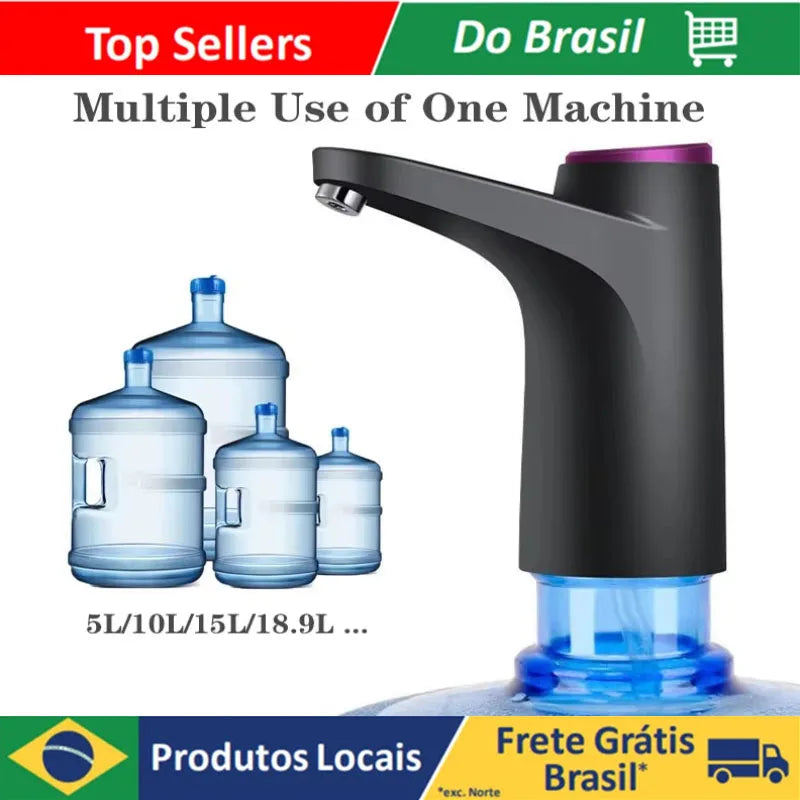 Dispensador de água brasileiro Mini USB Dispensador de água elétrico com bomba para galão de água
