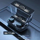 M10 Bluetooth Headphones with Microphone, Earphone Charger Box, Wireless Headphones, LED Display Screen