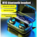 M10 Bluetooth Headphones with Microphone, Earphone Charger Box, Wireless Headphones, LED Display Screen